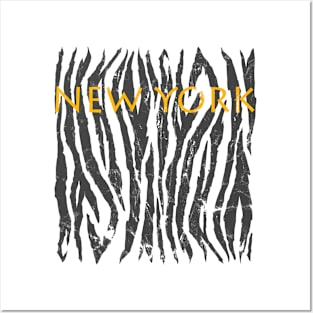 tiger zebra leather fur texture pattern Posters and Art